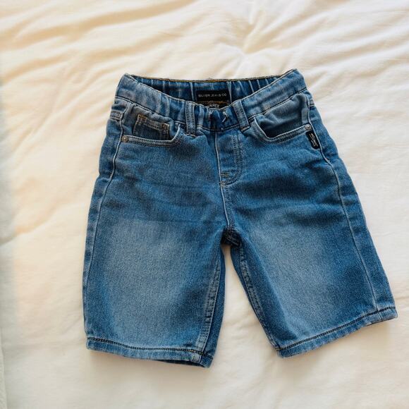 Silver Jeans Co. Derek Boys Jean Shorts Jorts Pull-On Adjustable Waist Size 7 - Picture 5 of 5